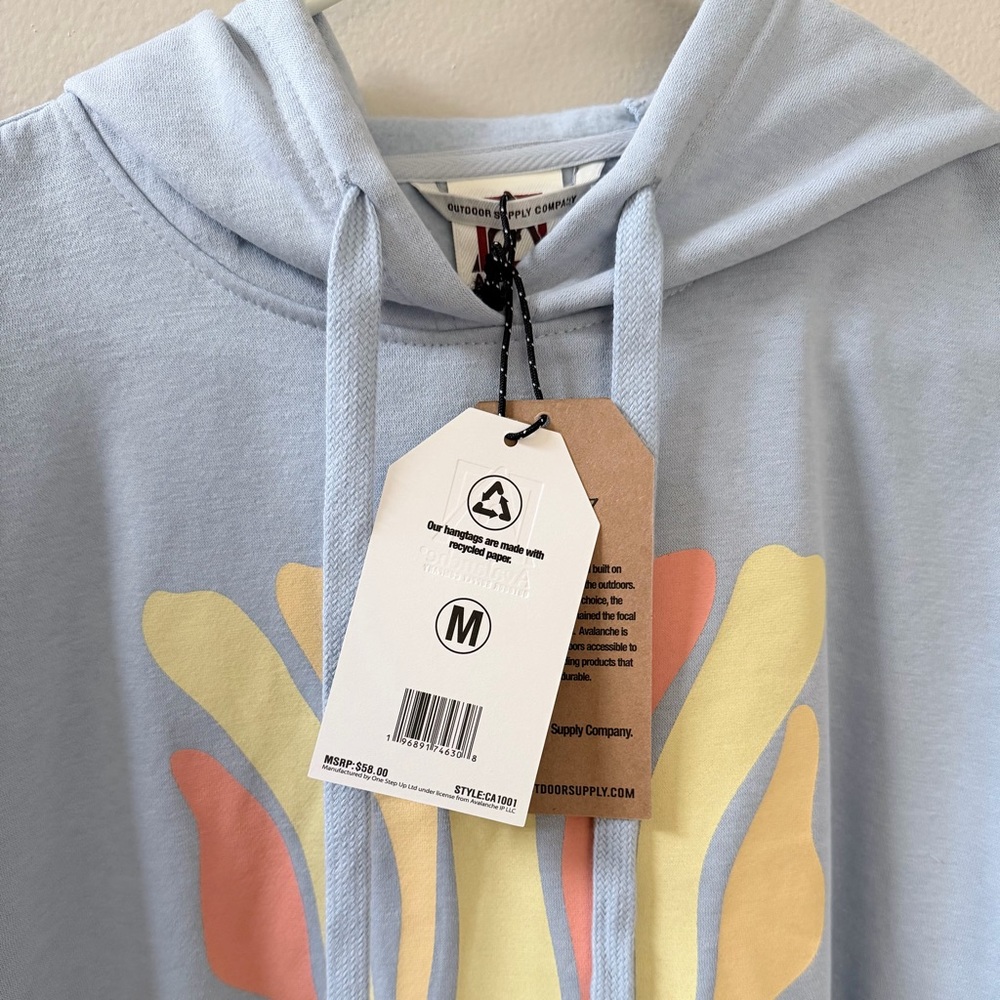 Women’s Cotton Hoodie Sweatshirt Sz M - Picture 6 of 8